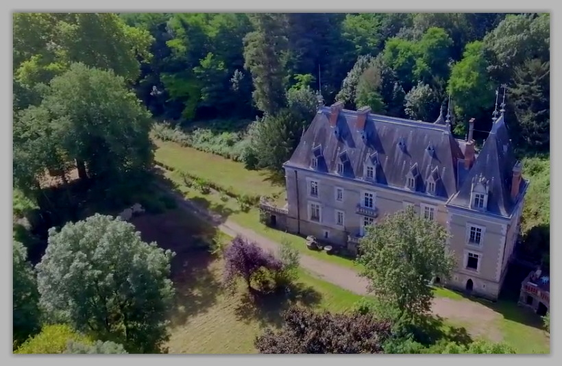 vue aerienne depuis parc